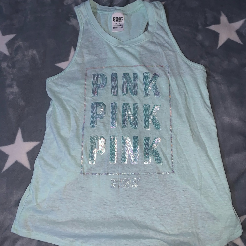Teal tank top